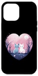 Coque pour iPhone 15 Plus Couple de chats Saint Valentin Idée Creative Inspiration Graphique