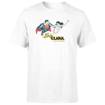 Superman Lois And Clark Unisex T-Shirt - White - XL - White