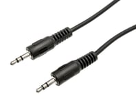 KnnX 28003 | Stereo Audio Cable | 3.5mm Jack male to 3.5mm Jack male | Length: 1.5m | Premium Auxiliary Aux Line Cord