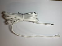 WHITE 5M Long Extension Cable Lead Cord for Echo Show 5 Gen 2 Power Supply