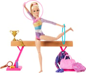 Barbie Gymnastics Doll and Playset With Accessories
