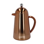 La Cafetière Havana Copper Stainless Steel Double Walled Cafetière, Eight Cup, Gift Boxed