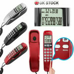 Home Office Corded Telephone Caller Id Wall Desktop Landline Handset Phone Uk