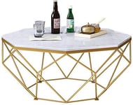 FTFTO Home Accessories Able Furniture Living Room Coffee Table Home Marble Accent Cocktail Table - Oslash 57/67/77cm x 45cm 2 77 * 45cm