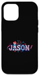 iPhone 13 Jason Fireworks USA Flag 4th of July Case