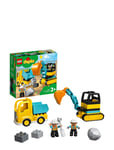 Town Truck & Tracked Excavator Toy Patterned LEGO