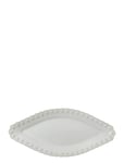 Tulipa Oval Platter White PotteryJo
