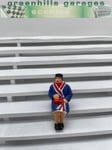 F1069 - Greenhills Scalextric Carrera Seated Female Jubilee Spectator 1.32 Scale