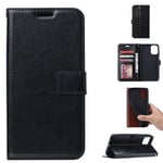 Hülle® Wallet Flip Case Compatible for Samsung Galaxy A51 (Black)