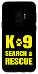 Galaxy S9 K-9 Search And Rescue Dog Handler Trainer SAR K9 FRONT PRINT Case