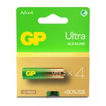 GP Ultra Alkaline AA Svanenmärkt 4-pack