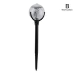 Led Pathway Light Color Changing Solar Ball Stake Decor B Warm White
