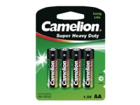 Camelion Super Heavy Duty R6P-BP4G - Batteri 4 x AA-typ - Zinkklorid - 1220 mAh