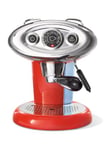 illy Coffee Maker Machine X7.1, Iperespresso Capsule Pods Coffee Machine with Milk Steamer, Red