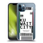 Head Case Designs Kuwait City, Kuwait Luggage Tags 3 Soft Gel Case and Matching Wallpaper Compatible With Apple iPhone 12 / iPhone 12 Pro