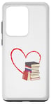 Coque pour Galaxy S20 Ultra Livre Nerd Book Lover Heart Valentine's Day