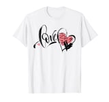Love, Heart, Valentine's Day Womens Outfit for Girlfriend T-Shirt