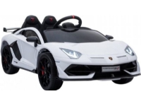 Lean Cars Lamborghini Aventador svart Tvåsitsig elbil för barn