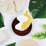 Feel Natural Bombe de Bain Moussant Licorne - Relaxation Détente - Cadeau Femme - Bien-Etre - Parfum Monoï - Blanc et Dorée - 1 x 150 grs