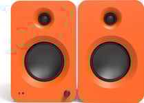 Kanto Audio 200W Powered Bookshelf Speakers With Hdmi Arc, Usb-C, And Bluetooth 5.3 - Matte Orange, Pair (Incl. Type C Power Cord)