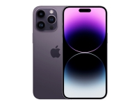 Apple iPhone 14 Pro Max - 5G smartphone - dual-SIM / Internal Memory 128 GB - OLED-skärm - 6.7 - 2796 x 1290 pixels (120 Hz) - 3 st. bakre kameror 48 MP, 12 MP, 12 MP - front camera 12 MP - mörklila