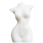 3D Women Body Candle Creative Woman Body Shaped Candle Special Shape Sexy Female Torso Candle Cute Body Art Candle No Fragrance Vegan Soy Wax Less Carbon Deposits Relaxation Home Decoration Gift