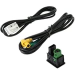 USB & 3,5mm-kontakt kabel til VW Touran CD Player RCD510/310+/300