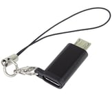 PremiumCord Adaptateur USB-C Femelle vers Micro USB mâle F/M, USB 2.0, Haute Vitesse 480 Mbit/s, Port USB Type Micro-B, connecteur USB Type-C, Couleur : Noir