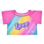 BUILD-A-BEAR RAINBOW T-tröja Love