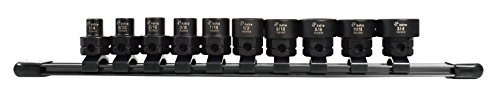 Astro Pnematic - 10Pc 3/8" Drive Low Profile Nano Impact Sockets - SAE (Model: 78310)