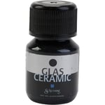 Keramik- och porslinsfärg, svart, 30 ml/ 1 flaska