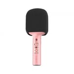 Maxlife MXBM-600 - Trådlös Karaoke-mikrofon med inbyggd högtalare, Rosa