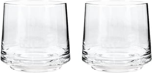 Denby - Natural Canvas Small Tumblers Set of 2 - 400Ml Hand Blown Hand Finished 