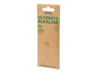 Deltaco Ultimate - Batteri 10 X Lr41 - Alkaliskt