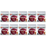 Tassimo Coffee Pods Costa Caramel Latte 10 Packs (Total 80 Drinks)