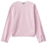 United Colors of Benetton Women's Jersey g/c m/l 31nb3m03m Sweatshirt, Pink 07Z, L