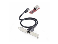 StarTech.com 1-Port 2.5GbE M.2 Network Card, Multi-Gigabit Speeds (2.5G/1G/100M/10M) - NBASE-T (802.3bz), PCIe Ethernet M.2 2280, B/M Key - NIC for SFFs/Desktop PCs, Includes 2ft Cat6 adapter, Full/Low Brackets (MR12GI-NETWORK-CARD) - Nätverksadapter - M.2 2280 (B+M Key) låg profil - 10/100/1000/2500Base-T x 1 - röd - TAA-kompatibel