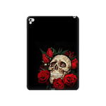 Innovedesire Dark Gothic Goth Skull Roses Tablet Etui Coque Housse pour iPad Pro 12.9 (2015,2017)