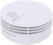 Hekatron Genius Plus X Fire Alarm / Can Be Linked To Wireless Network, integrated Battery (10-Year Lifespan), Multi-Coloured LED & App Support, White, silver, 31-5000021-12-01