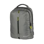 Walker 42125-375 - Sac à dos Elite Steel Grey avec 2 compartiments, poche arrière zippée, rembourrage dorsal, système de portage réglable en hauteur et sangles réglables