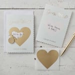 Mint & Gold Guess What Scratch Greeting Cards - Scratch & Reveal