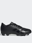 adidas Junior Predator 20.4 Firm Ground Football Boot, Black, Size 10