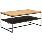 SOFFBORD i trä, metall, trämaterial 105/65/44 cm 