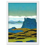 The Storr Isle Of Skye Scottish Landscape Artwork Framed Wall Art Print A4