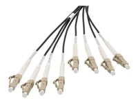 Digitus - Nätverkskabel - Lc/Upc-Multiläge (P) Till Lc/Upc-Multiläge (P) - 75 M - Fiberoptisk - 50/125 Mikron - Om4 - Halogenfri, Inomhus/Utomhus - Svart