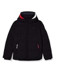 Tommy Hilfiger Boy's Essential Padded Jacket, Black, 8