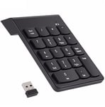 Pave Numerique Sans Fil pour ASUS Chromebook PC Clavier USB Chiffres 18 touches Pile (NOIR)