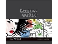 Happy Color Marker Block 20X20cm 25K Vit |