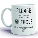 CiderPressMugs® Funny Leaving Present New Job Gift Coffee Mug Colleague Promotion Bye
