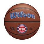 Wilson Ballon de Basket TEAM ALLIANCE, DETROIT PISTONS, intérieur/extérieur, cuir mixte taille : 7